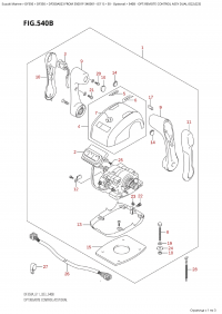 540B - Opt:remote  Control Assy  Dual  (022,023) (540B - �����: ������������� ���������� � ����� Dual (022, 023))