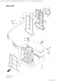 111A - Cylinder Head (Df40A:e01) (111A -    (Df40A: e01))