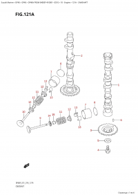 121A - Camshaft (121A - ����������������� ���)