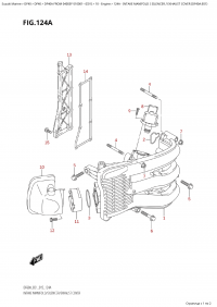 124A - Intake Manifold  /  Silencer / Exhaust  Cover  (Df40A:e01) (124A - �������� ��������� / ��������� / ����� ��������� ����� (Df40A: e01))