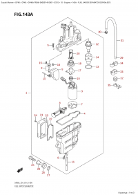 143A - Fuel Vapor Separator (Df40A:e01) (143A - ���������� ����� ������� (Df40A: e01))