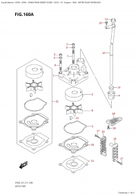 160A - Water Pump (Df40A:e01) (160A -   (Df40A: e01))