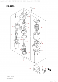 301A - Starting Motor (301A -  )