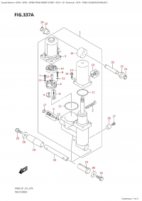 337A - Trim Cylinder (Df40A:e01) (337A -   (Df40A: e01))