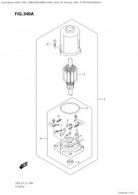 340A - Ptt Motor (Df40A:e01) (340A -   (Df40A: e01))