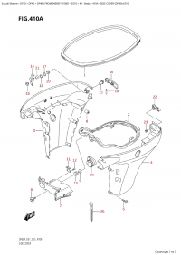 410A - Side Cover (Df40A:e01) (410A -   (Df40A: e01))