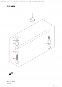 442A - Drag Link (Df40A:e01) (442A -   (Df40A: e01))