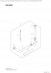 507A - Opt:water Pressure Gauge Sub Kit (507A - �����: �������� ������� ��������� �������� ����)