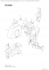 544A - Opt:remote Control Assy Single (1) (544A -    ,  (1))