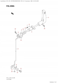 208A - Clutch Lever (208A - ����� ���������)
