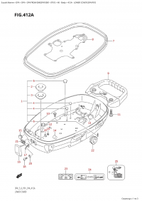 412A - Lower Cover (Df4:P01) (412A - ������ ����� ������� (Df4: P01))
