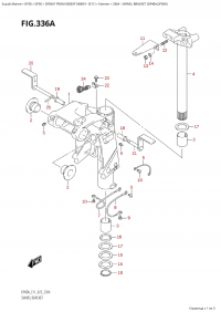 336A - Swivel Bracket (Df40A,Df50A) (336A -   (Df40A, Df50A))