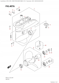 407A - Gear Case (407A -   )