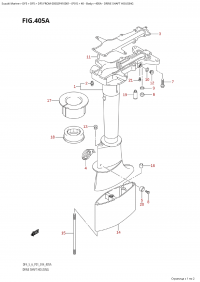 405A - Drive Shaft Housing (405A - ������ ���� ��������)