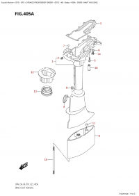 405A - Drive Shaft Housing (405A -   )