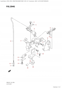 204G - Clutch Shaft (Df60A:e01) (204G - ��������� ��� (Df60A: e01))