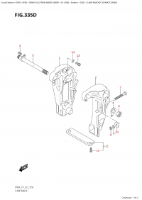 335D - Clamp Bracket (Df40Ast,Df60A) (335D -   (Df40Ast, Df60A))