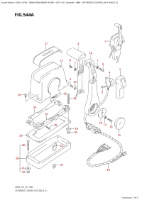 544A - Opt:remote Control Assy Single (1) (544A - ������������� ���������� � �����, ��������� (1))