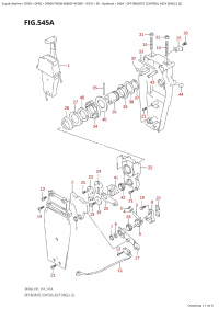545A - Opt:remote Control Assy Single (2) (545A - ������������� ���������� � �����, ��������� (2))