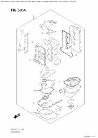 585A - Opt:gasket Set (585A - :  )