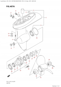 407A - Gear Case (407A - ������ ������� �������)
