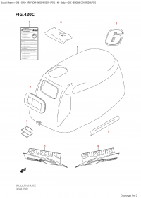 420C - Engine Cover (Df6:P01) (420C - ������ ��������� (�����) (Df6: P01))