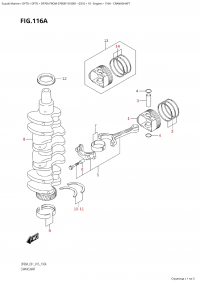 116A - Crankshaft (116A - )