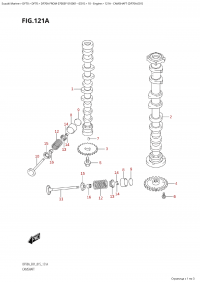 121A - Camshaft (Df70A:e01) (121A -   (Df70A: e01))