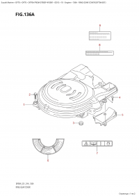 136A - Ring Gear Cover (Df70A:e01) (136A -    (Df70A: e01))