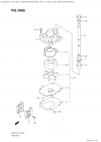160A - Water Pump (Df70A:e01) (160A -   (Df70A: e01))