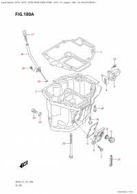 180A - Oil Pan (Df70A:e01) (180A -   (Df70A: e01))