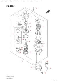 301A - Starting Motor (301A -  )