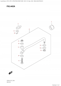 442A - Drag Link (Df70A:e01) (442A -   (Df70A: e01))