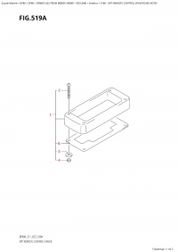 519A - Opt:remote Control  Spacer  (See  Note) (519A - :    (See Note))