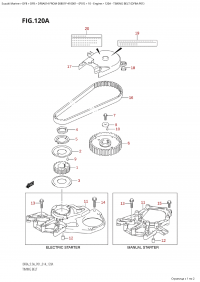 120A - Timing Belt (Df8A:p01) (120A - ������ ����������� (Df8A: p01))
