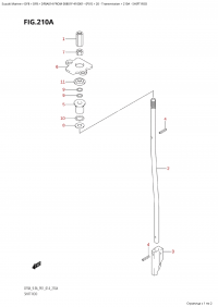 210A - Shift Rod (210A - ������������� ����)