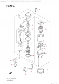 301A - Starting Motor (301A - ��������� ���������������)