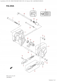 335A - Clamp Bracket (Df8A:p01) (335A - ��������� ������ (Df8A: p01))