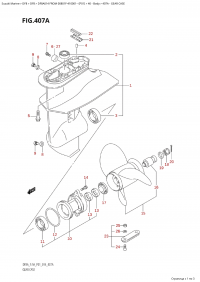 407A - Gear Case (407A - ������ ������� �������)