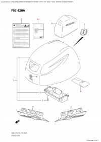 420A - Engine Cover (Df8A:p01) (420A - ������ ��������� (�����) (Df8A: p01))