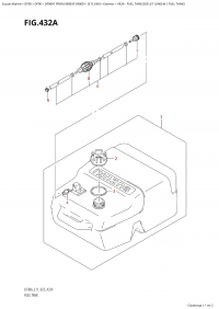 432A - Fuel Tank ((E01,E11,E40):W / Fuel Tank) (432A - ��������� ��� ( (E01, E11, E40) : W / ��������� ���))