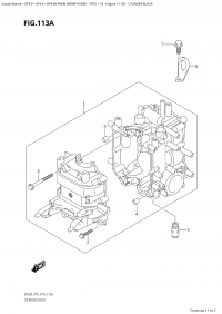 113A - Cylinder Block (113A - ���� ��������)