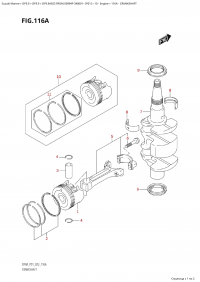 116A - Crankshaft (116A - )