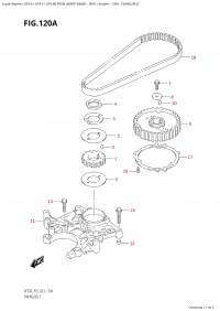 120A - Timing Belt (120A - ������ �����������)