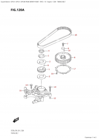 120A - Timing Belt (120A - ������ �����������)