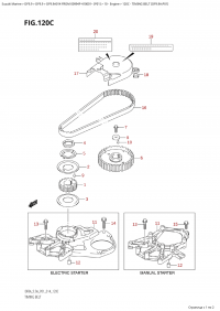 120C - Timing Belt (Df9.9A:p01) (120C - ������ ����������� (Df9.9A: p01))