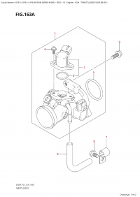 163A - Throttle Body (Df9.9B:p01) (163A - �������� ���� (Df9.9B: p01))