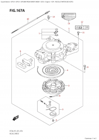 167A - Recoil Starter (167A -  )