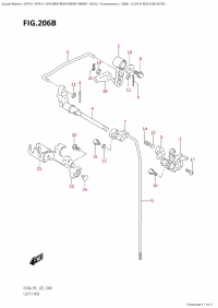 206B - Clutch Rod (206B -  )