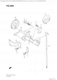 206C - Clutch Rod (Df9.9A:p01) (206C - ���� ��������� (Df9.9A: p01))